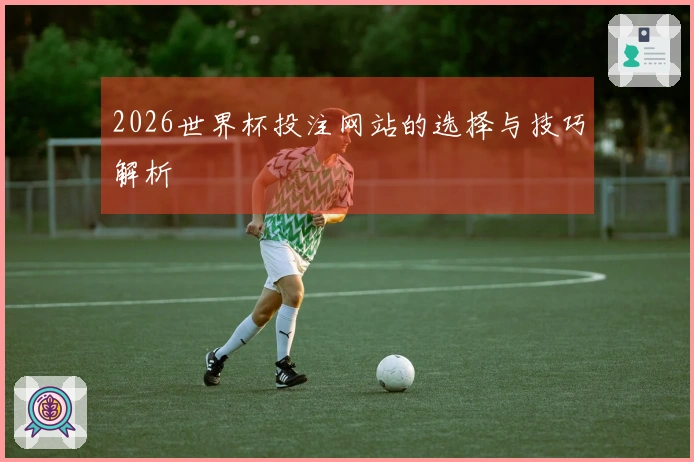 2026世界杯投注网站的选择与技巧解析